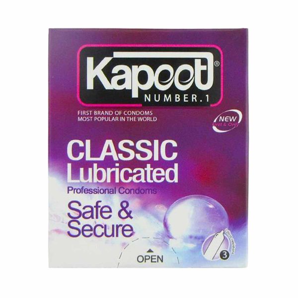 kapoot classic lubricated condoms 3pcs 1