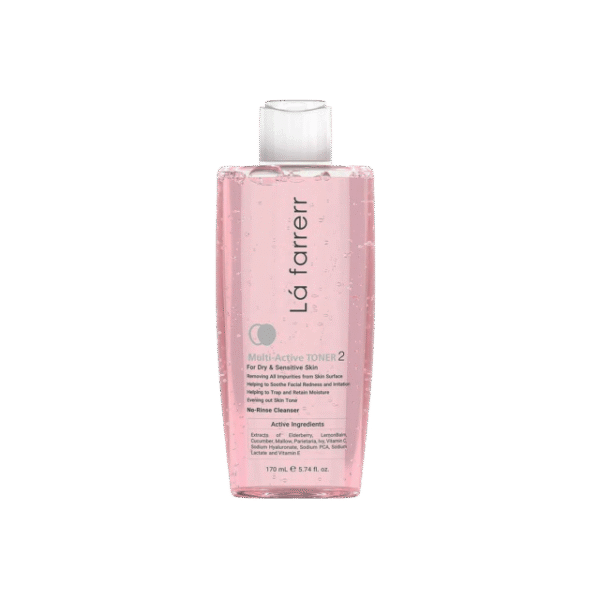تونر پاک کننده صورت لافارر مدل Dry & Sensitive Skin کد 2 حجم 170 میلی لیتر -