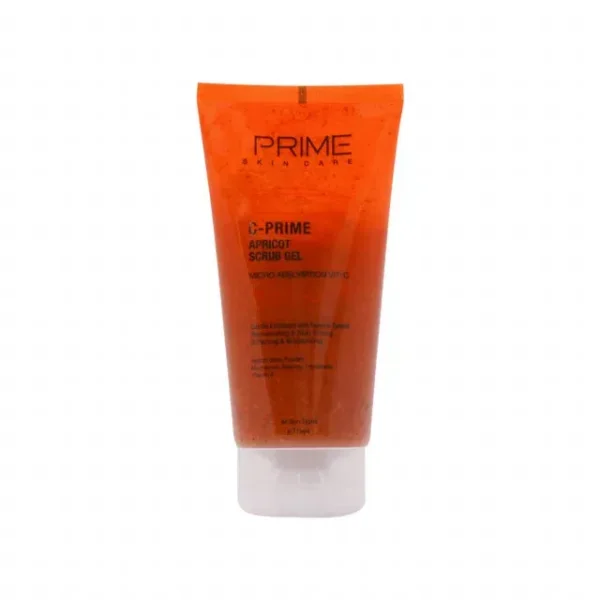 ژل اسکراب پاک کننده پرایم مدل C-Prime حاوی عصاره زردآلو حجم 175 میلی لیتر -