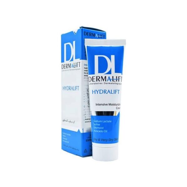 کرم مرطوب کننده قوی درمالیفت مدل Hydralift Intensive حجم 50 میلی لیتر -