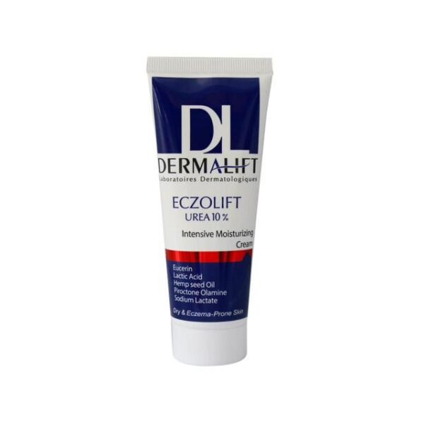 کرم مرطوب کننده درمالیفت مدل ECZOLIFT UREA 10% حجم 75 میلی لیتر -