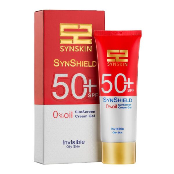 کرم ژل ضدآفتاب بدون رنگ بانوان ساین‌ اسکین، با SPF50، محافظ UVB، مناسب پوست‌های چرب بانوان -