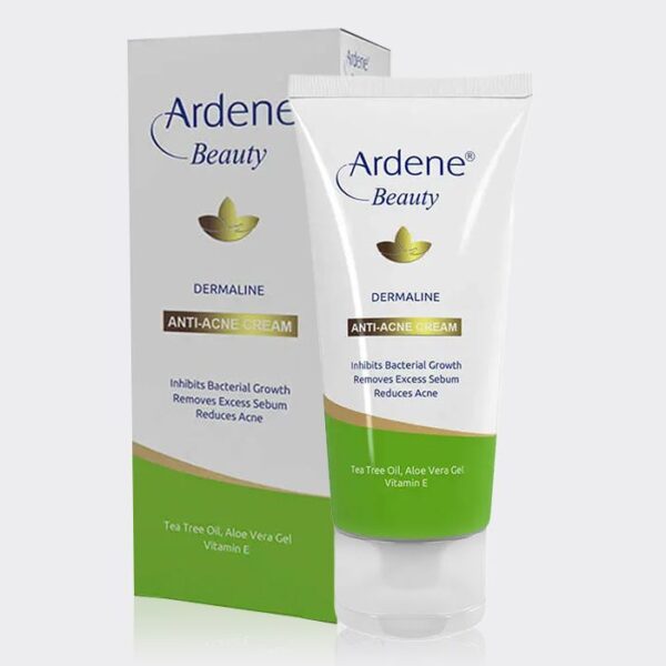 کرم ضد جوش آردن مدل Dermaline حاوی عصاره درخت چای حجم 50 میلی لیتر -