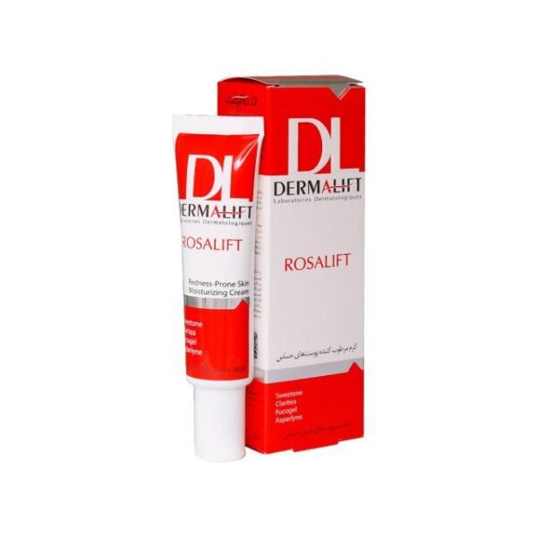 کرم ضد قرمزی پوست درمالیفت مدل Rosalift حجم 30 میلی لیتر -