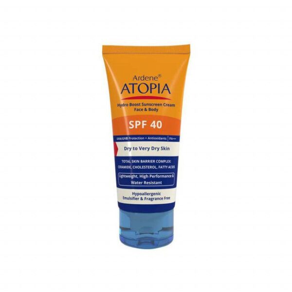 کرم ضد آفتاب آردن مدل Atopia SPF 40 مناسب پوست خشک حجم 50 میلی لیتر - بی رنگ -