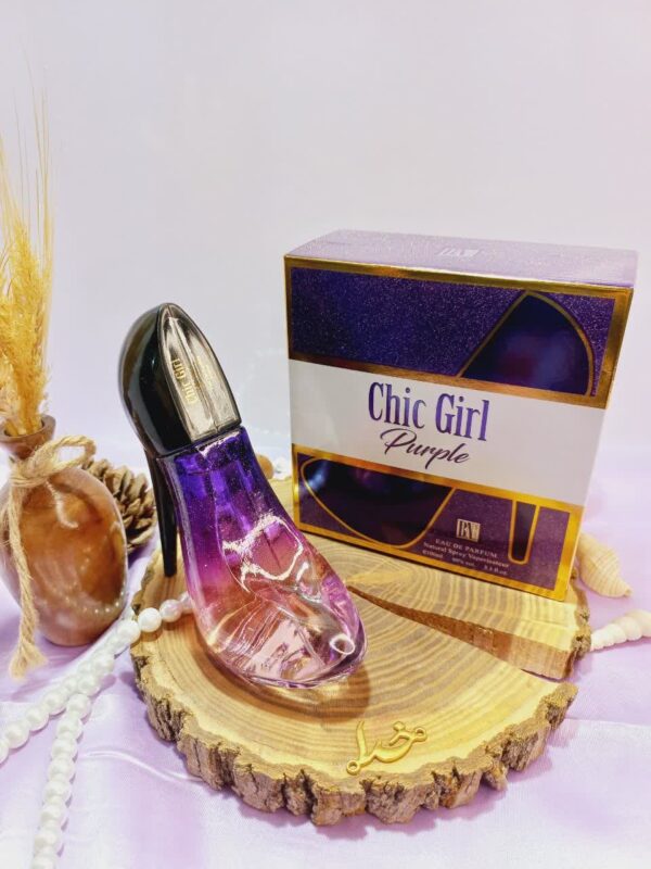 ادکلن چیک گرل بنفش CHIC GIRL PURPLE حجم 100 میلی لیتر اورجینال اماراتی -