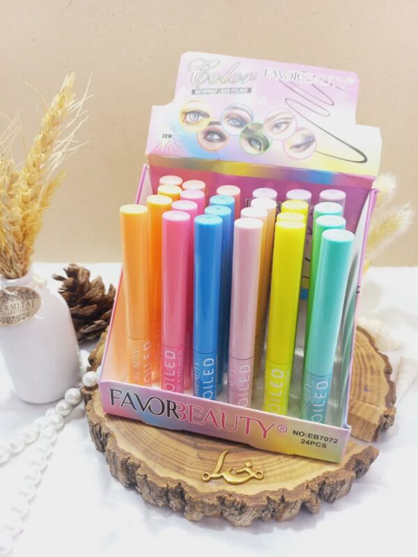 خط چشم مویی رنگ پاستیلی برند فاور بیوتی Favor Beauty کد EB7072 -