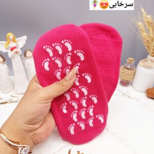 جوراب طبی سیلیکونی رفع ترک پا