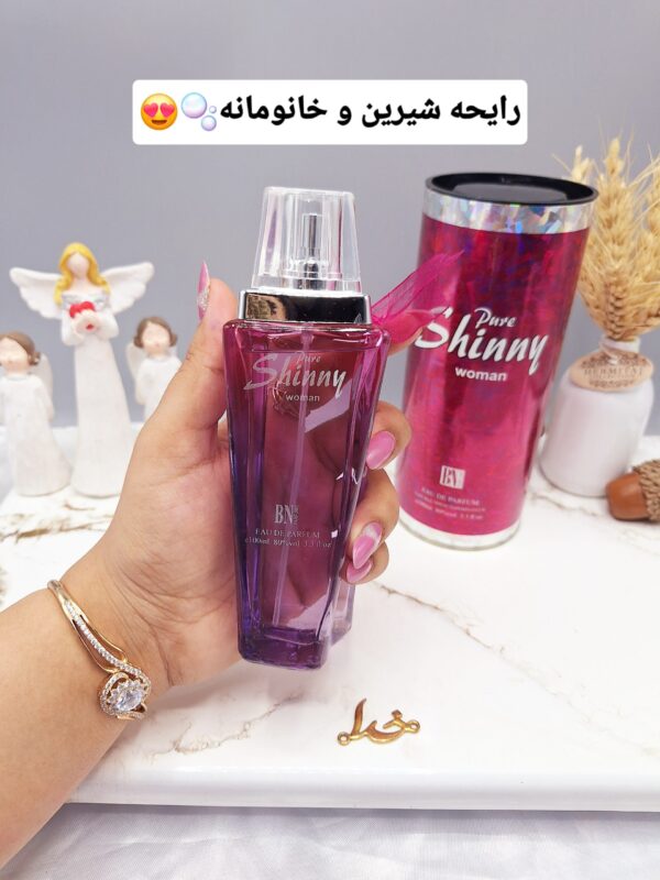 ادکلن زنانه Pure Shinny woman قوطی صورتی کد 8003 -